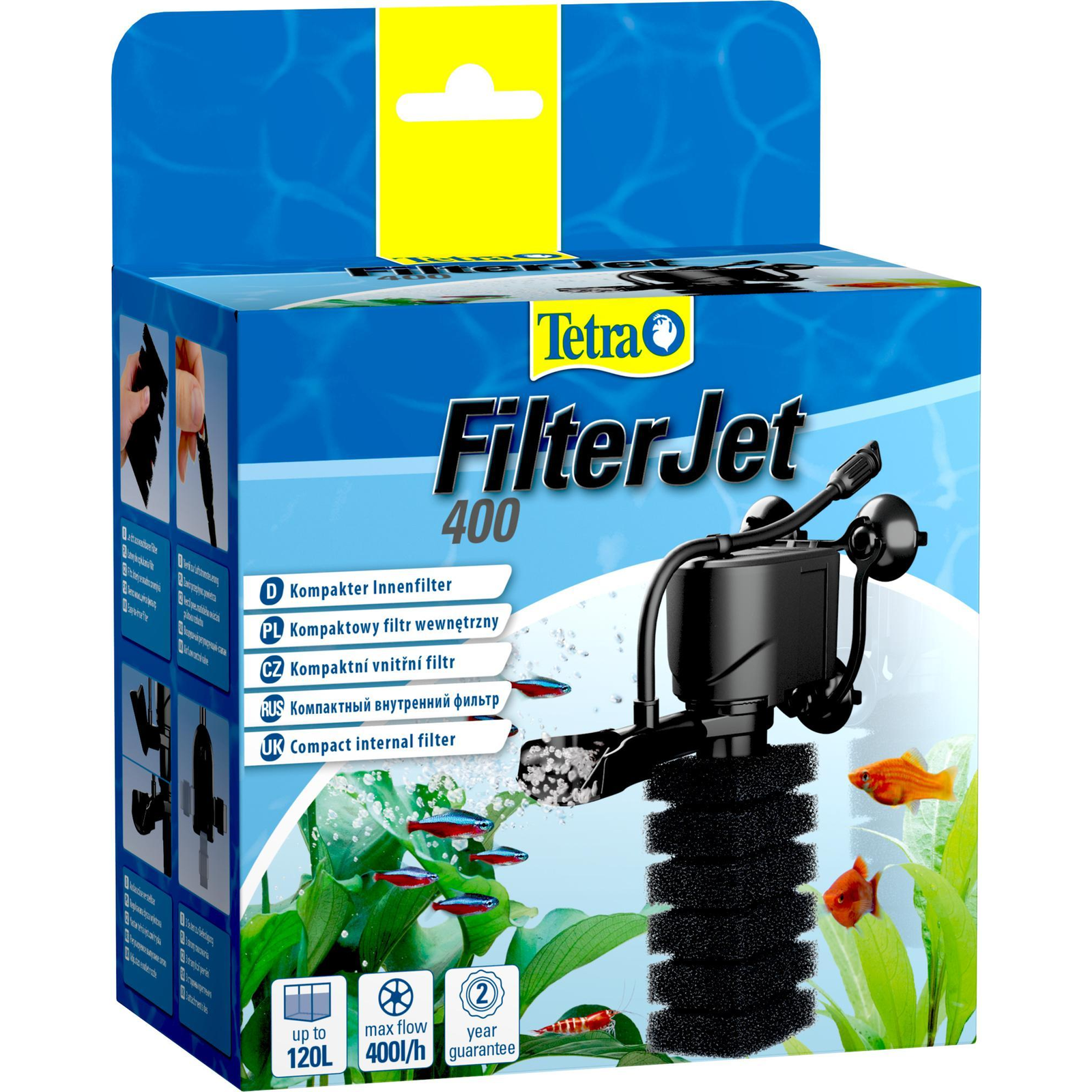 Tetra Filterjet 400 Kompakt Belső Szűrő - 4W