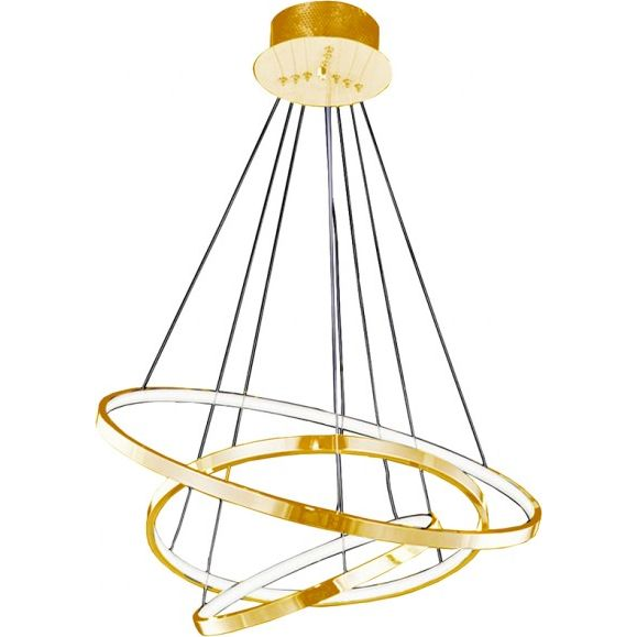 AZzardo Wheel Egyágú függesztett lámpa - Cserélhető Fényforrás , Arany (AZ2918)