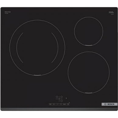 Bosch Serie 4 PUJ631BB5E plite Negru Încorporat 59.2 cm Plită cu zonă de inducție 3 zonă(e)