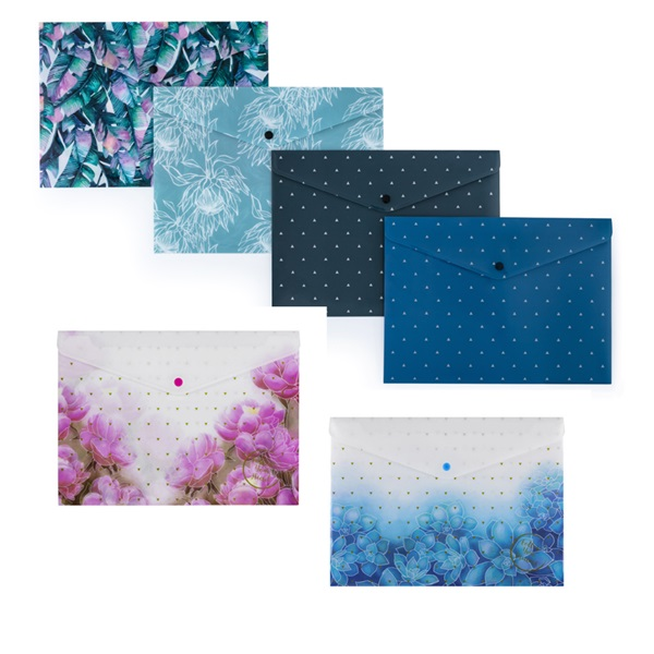Oxybag PP A4 vegyes mintás patentos tasak (2-30718)