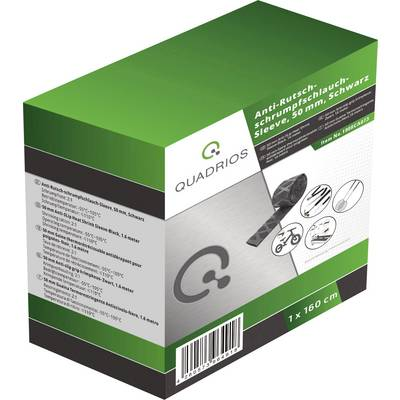 Quadrios 1908CA073 Zsugorcső ragasztó nélkül Fekete 50 mm Zsugorodási arány:2:1 1.6 m (1908CA073)