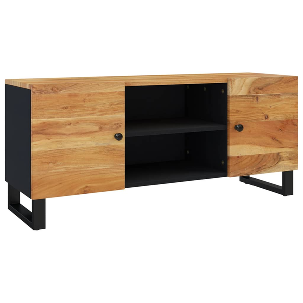 tömör akácfa TV-szekrény 105 x 33 x 46 cm