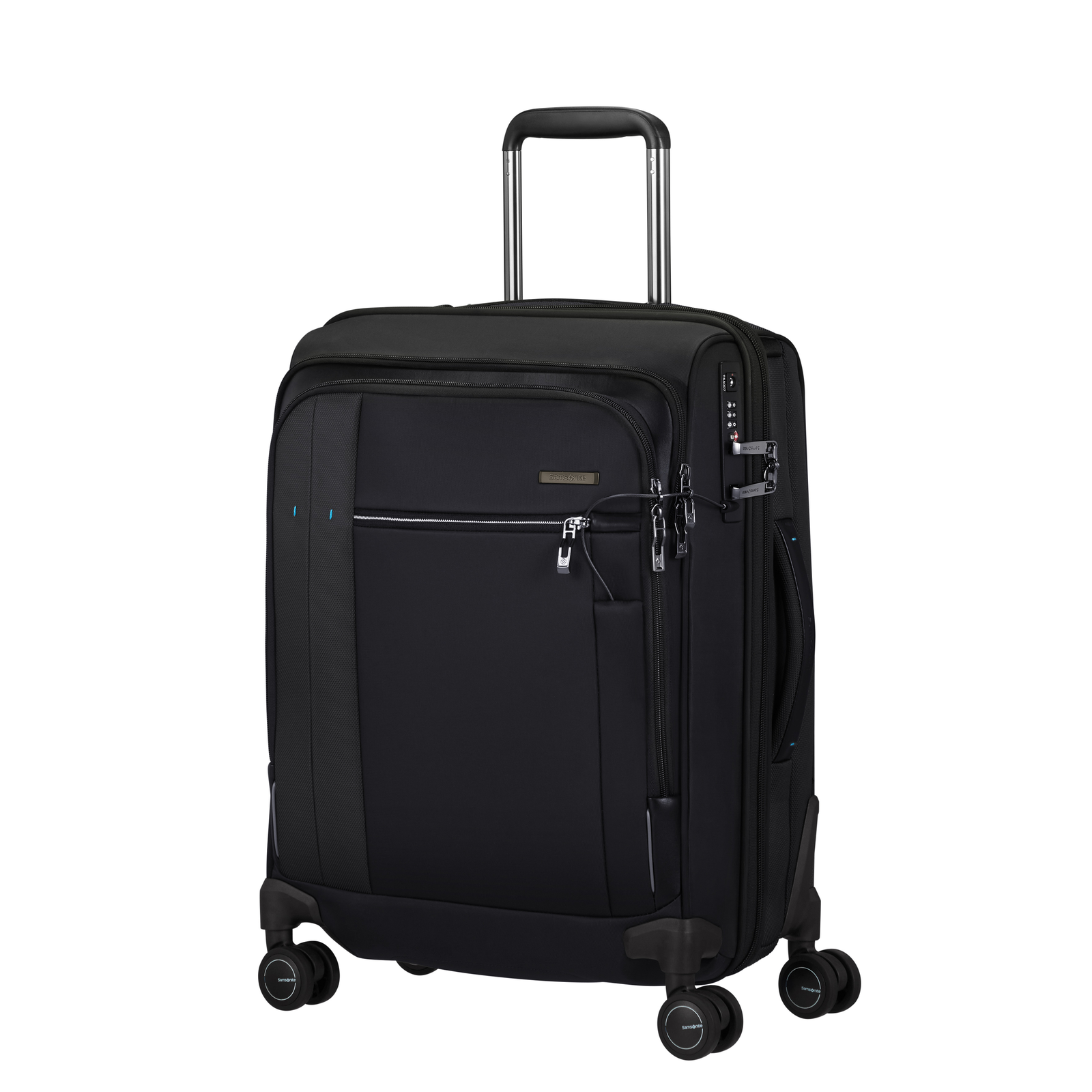 Samsonite SPECTROLITE 3.0 TRVL Spinner Puhafedeles négykerekű kabinbőrönd - Fekete (137344-1041)