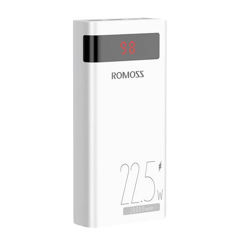 Romoss Sense 8PF Power Bank 30000mAh, 22.5W fehér ( PHP30-852-1735H ) (PHP30-852-1735H)