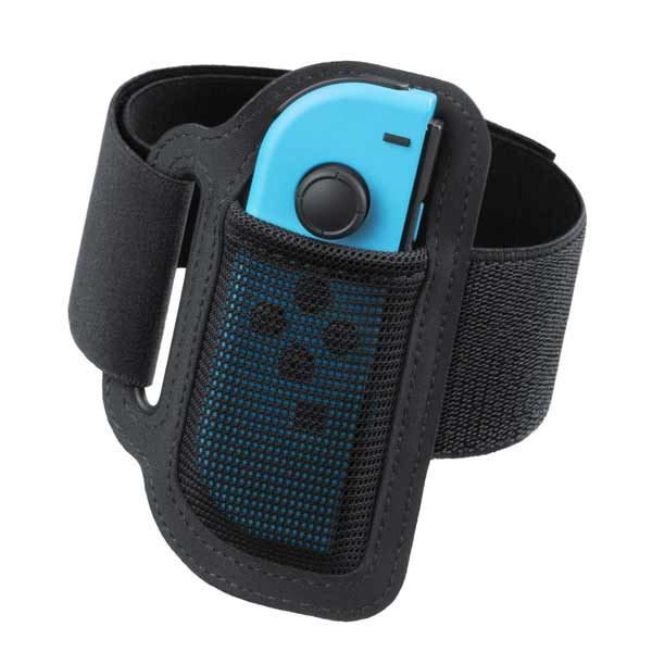 Nintendo Leg Strap Katoenvezel, Elastaan, Nylon, Polyester Zwart