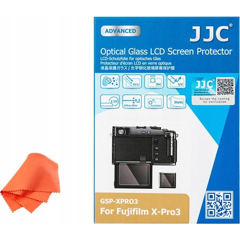 JJC Optical Glass Screen Protector for Fujifilm X-Pro3 (SB5630)