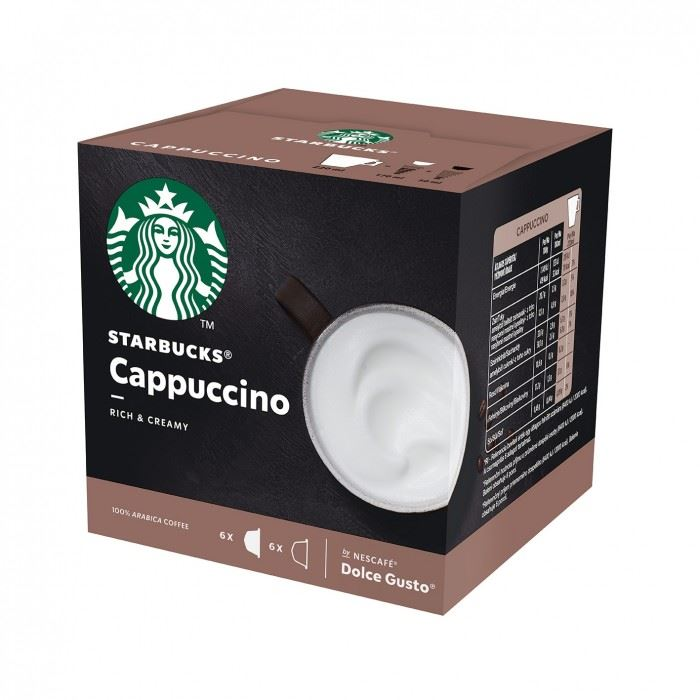 Nescafé Starbucks Dolce Gusto Cappucino 6 adag kávékapszula 12 db (12401283) (N12401283)