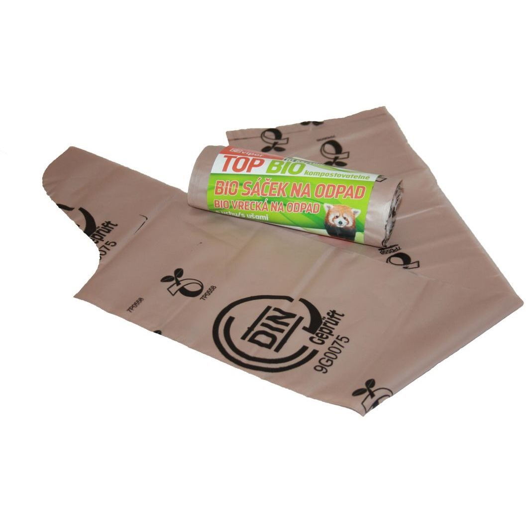 Vipor Top Bio komposztálható szemeteszsák 20l 10db barna (8595657600557) (8595657600557)