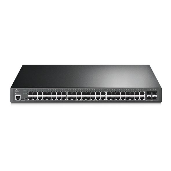 TP-Link Omada SG3452P netværksswitch Administreret L2/L3 Gigabit Ethernet (10/100/1000) Strøm over Ethernet (PoE) 1U Sort
