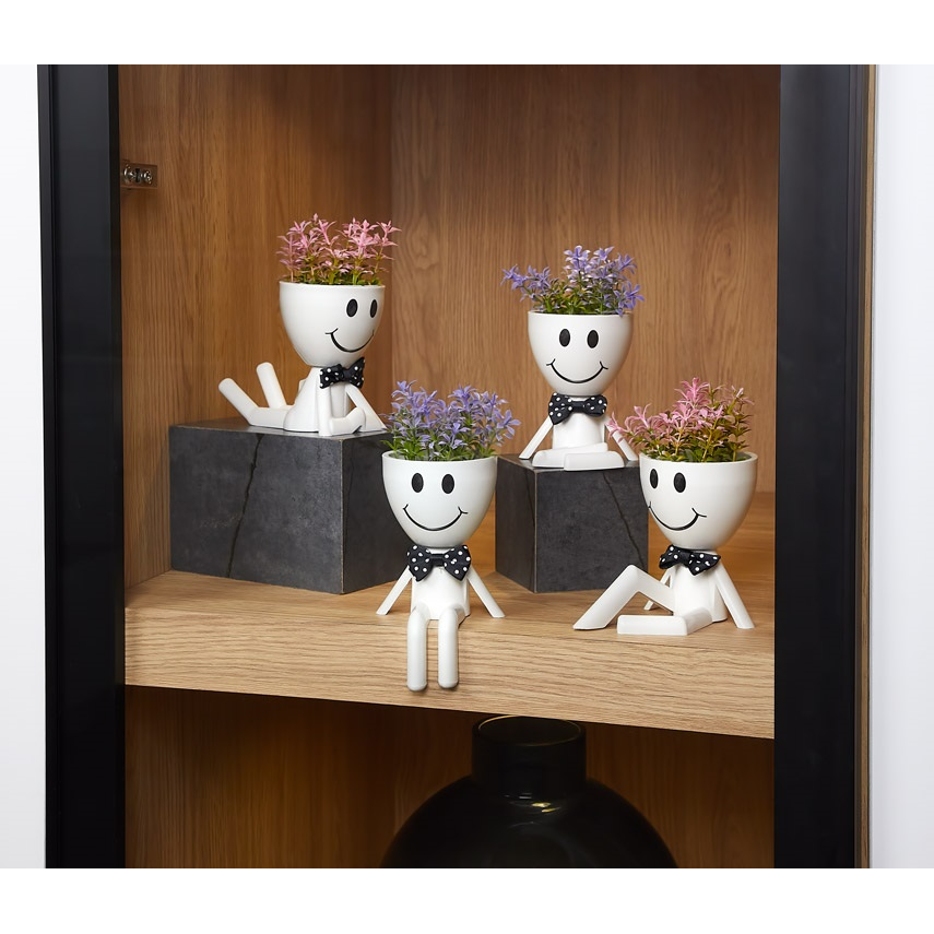 Iris E5676 Figura Cserepes művirág Asztali Dekoráció 8x16cm - Többféle (E5676)