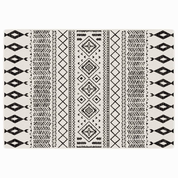 Covor cu fire scurte, multicolor, 160x230 cm, anti-alunecare