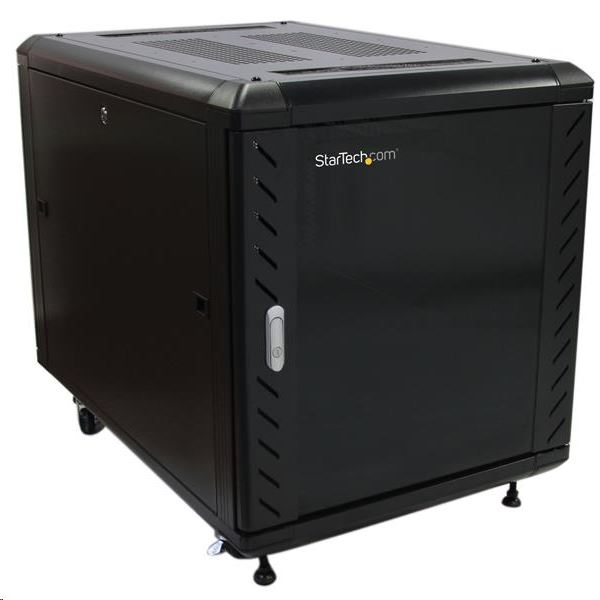 Startech.com 12U rackszekrény (RK1236BKF) (RK1236BKF)