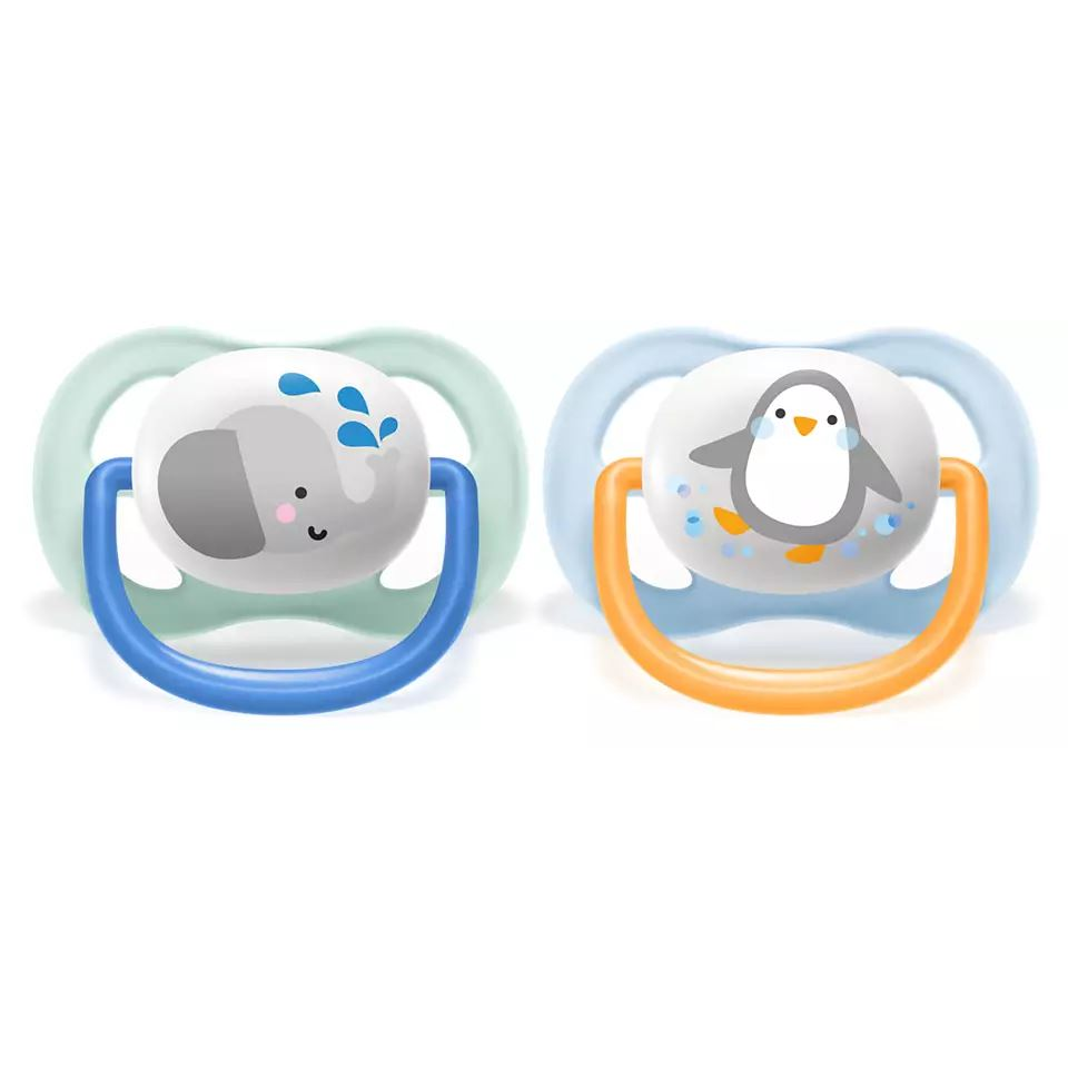 Philips AVENT SCF080/05 cumi Ultra soft cumi Fogszabályozó Szilikon Kék, Zöld, Narancssárga (SCF080/05)