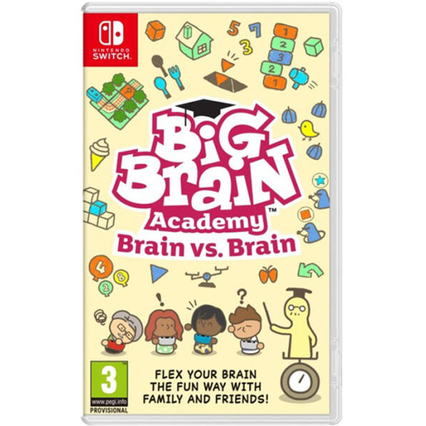 Big Brain Academy: Brain vs Brain (Nintendo Switch - Dobozos játék)