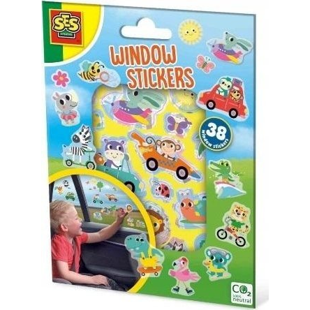 SES Utazó játék - Ablakmatrica mix 38 db (8710341023065)