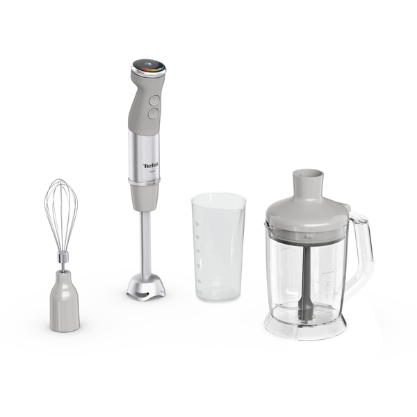 Tefal Quickchef+ HB67MB30 blender Nedsænkning blender 1000 W Grå, Rustfrit stål