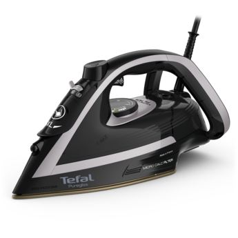 Tefal Puregliss FV8062E0 žehlička Suché aj parné žehlenie Durilium AirGlide Autoclean soleplate 3000 W Čierna, Šedá - otvorený produkt