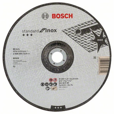 Bosch 2608601514 Vágókorong - 230 x 22,23 x 1,9 mm (2608601514)