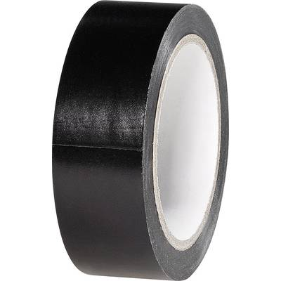 PVC elektromos szigetelőszalag (H x Sz) 6 m x 19 mm, fekete PVC K1B19L6S-C TOOLCRAFT, tartalom: 1 tekercs