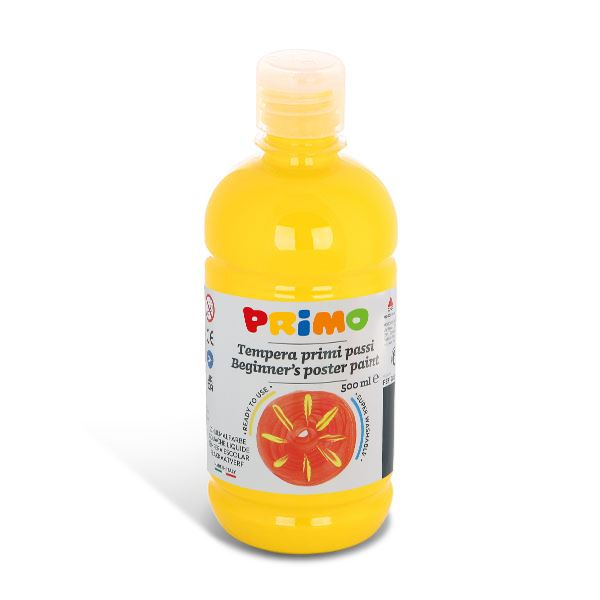 Primo 201 tempera 500ml sárga (202BR500201) (202BR500201)