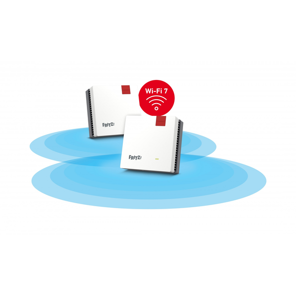 Mesh Set 1700 Dual-band (2,4 GHz / 5 GHz) Wi-Fi 7 (802.11be) Hvid, Rød 1 Intern