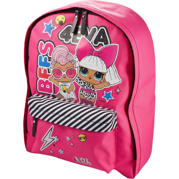 LEGO L.O.L. Surprise! Together 4Eva Backpack with front zipped pocket with padded adjustable shoulder straps
