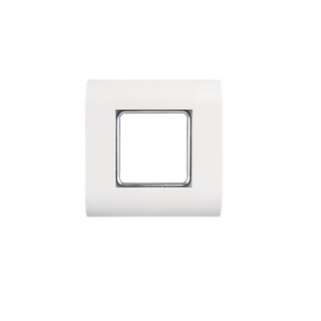 Nikomax Mosaic keret 45x45mm, 1 portos, 80x80x8 mm (NMC-PL1PM-WT)