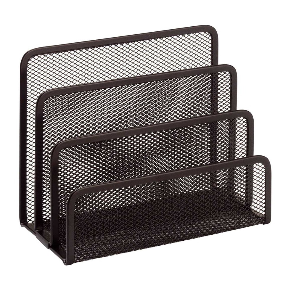 Sakota Fémhálós asztali levéltartó - Fekete (DKC1738)