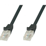 Techly ICOC CCA5U-0025-BKT мрежов кабел Черен 0,25 м Cat5e U/UTP (UTP)