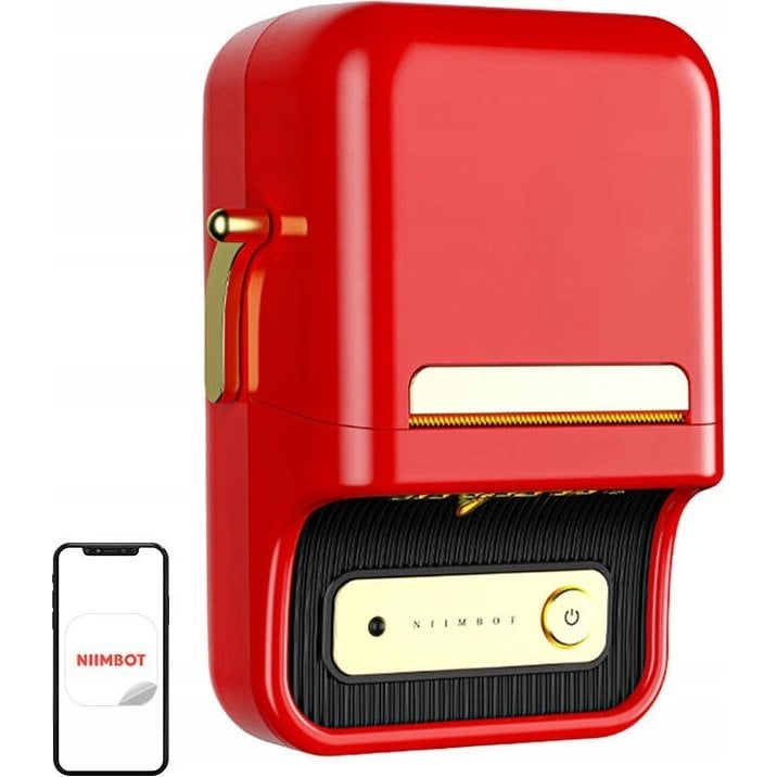 Niimbot B21S Portable Label Printer Red (B21S Red)