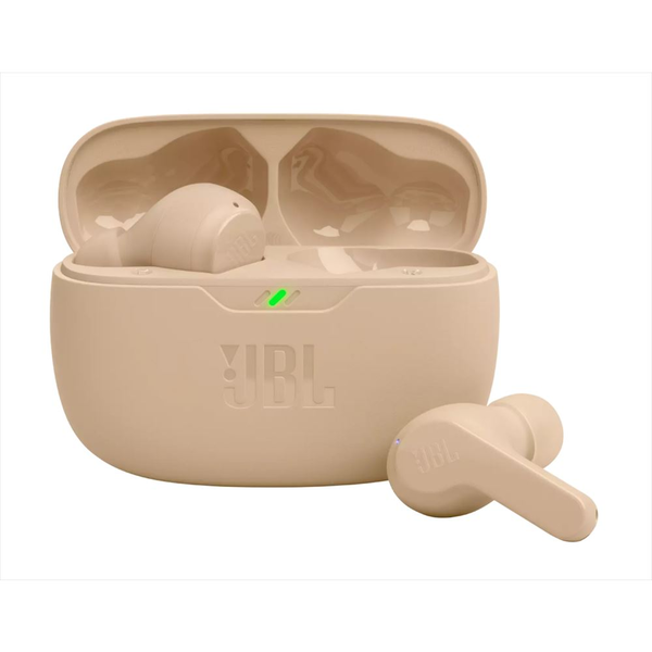 Аудио слушалки in-ear JBL Wave Beam, True Wireless, Bluetooth, Deep Bass, Бежови