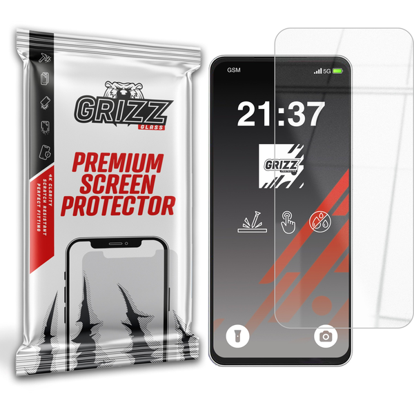 Szkło hybrydowe GrizzGlass HybridGlass do Samsung Galaxy F06 5G