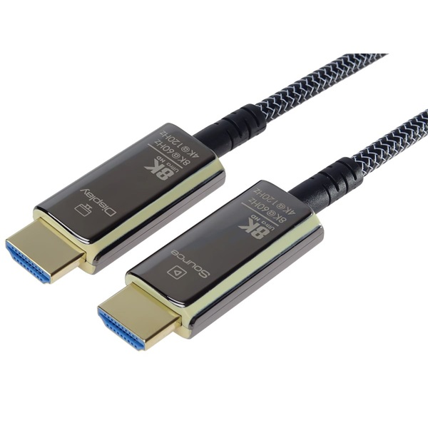 PREMIUMCORD kábel aktív optikai, HDMI, 48Gbps, 8K@60, M/M,  20m, fekete