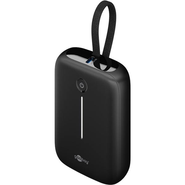 Goobay 76251 Powerbank 10000mAh integrált USB-C kábellel 20W
