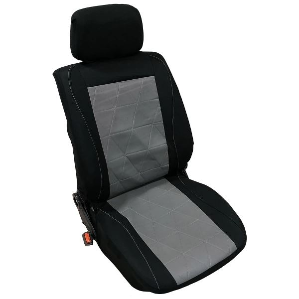 Üléshuzat 8 részes, cipzáras, fekete-szürke (56CS1812)