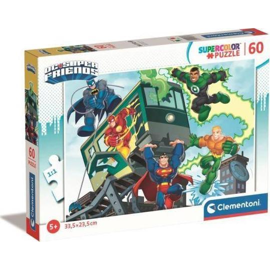 Clementoni Supercolor DC Comics Super Friends Пъзел 60 броя Комикс
