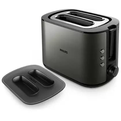 Philips Viva Collection HD2651/80 prăjitoare de pâine 8 2 felie(felii) 950 W Titan