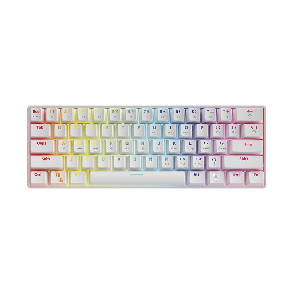 Savio Whiteout Vezetékes Gaming Billentyűzet (Blue Switch) - Angol (US) (WHITEOUT BLUE)