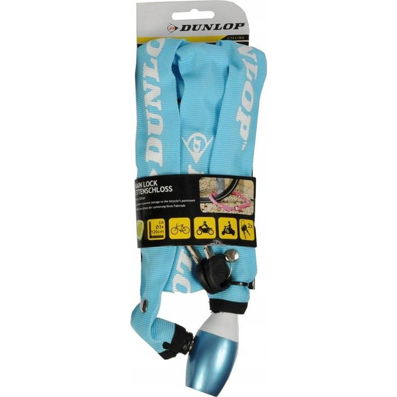 Dunlop Zámok na bicykel, reťazový, 120 cm