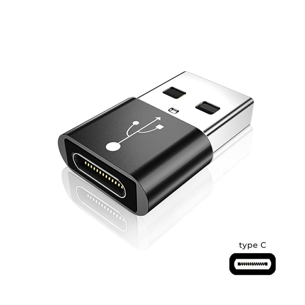 Fusion FSN-AD-USB30K-BK USB Type-A apa - USB Type-C anya OTG Adapter