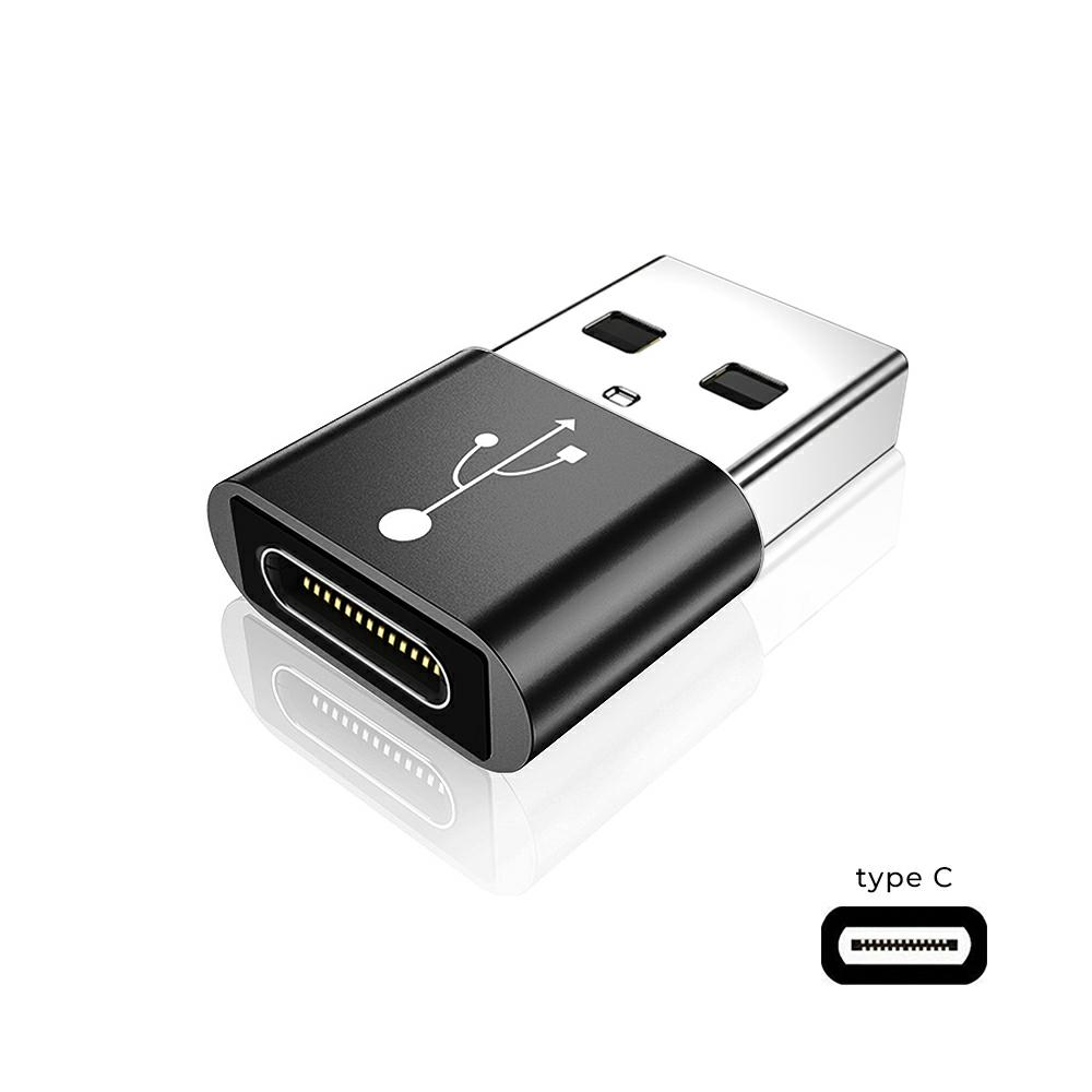 Fusion FSN-AD-USB30K-BK USB Type-A apa - USB Type-C anya OTG Adapter (FSN-AD-USB30K-BK)