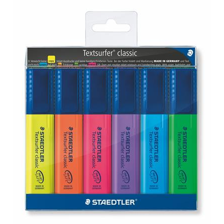 Staedtler 364 WP6 1-5mm Szövegkiemelő készlet 6db - Vegyes (364 WP6)