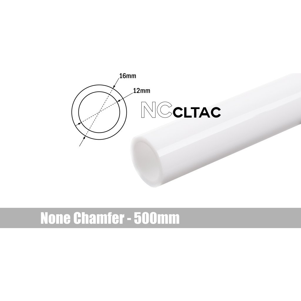 Bitspower Crystal Link Tube 16/14mm 500mm - White (BP-NCCLT16ACWH-L500)