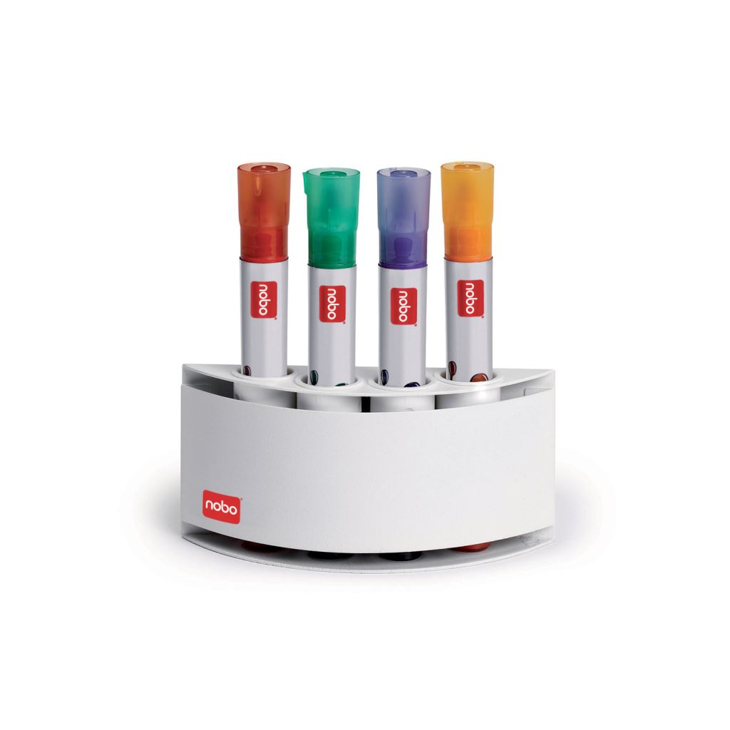 NOBO Mágneses tolltartó 4db marker tárolására (VN8500) (VN8500)