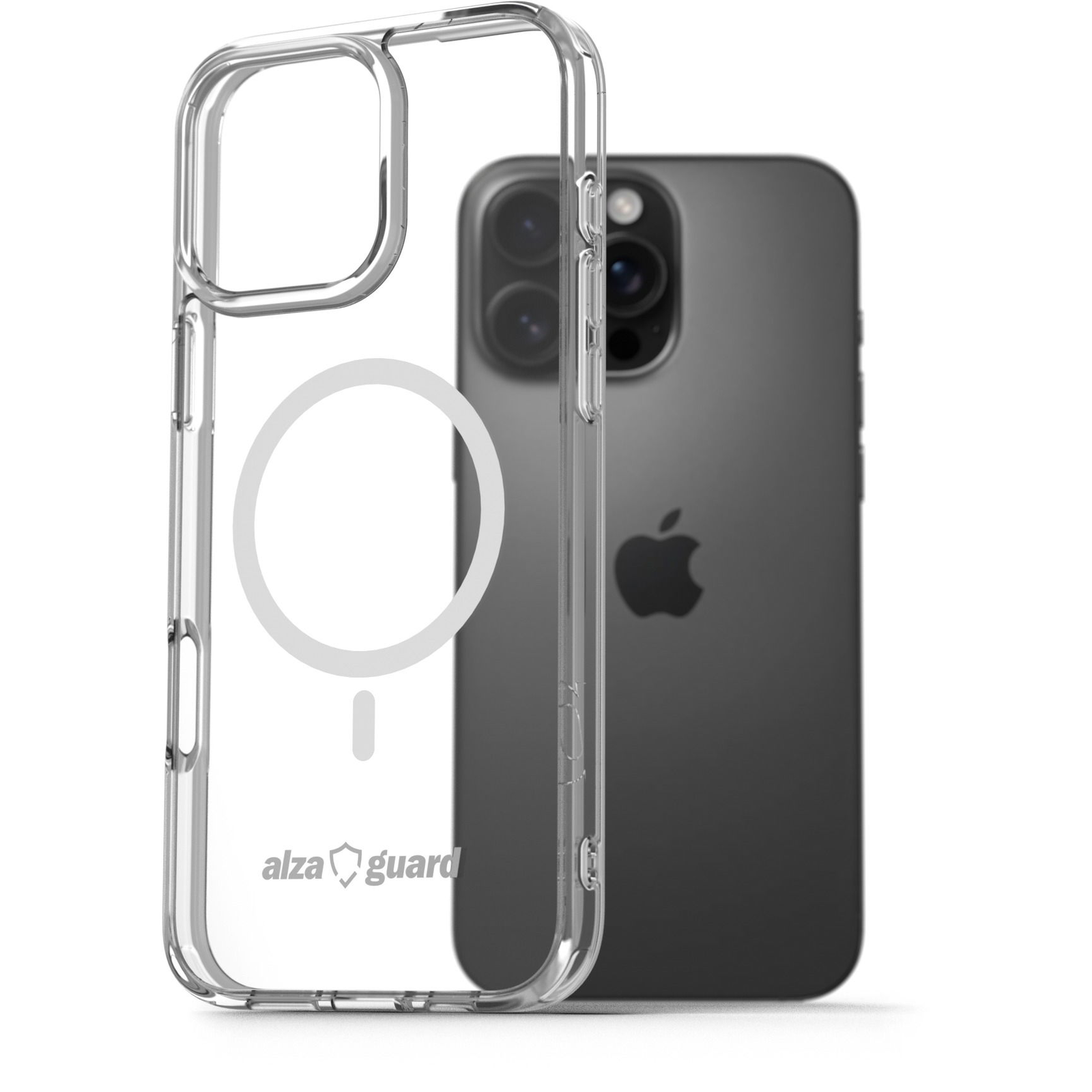 AlzaGuard iPhone 16 Pro Max Clear TPU Case Compatible with Magsafe tok (AGD-PCMT33Z)