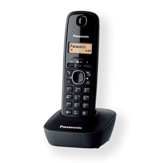 PANASONIC KX-TG1611FXH telefon fekete