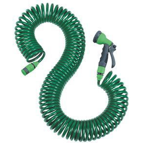 MAGG spirálos vízcső 15 m + vízpisztoly csatlakozókkal (8089)