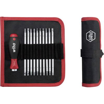 Cserélhető szárú marokcsavarhúzó készlet tokban, 11 részes készlet Wiha SYSTEM 6 03591 (03591)