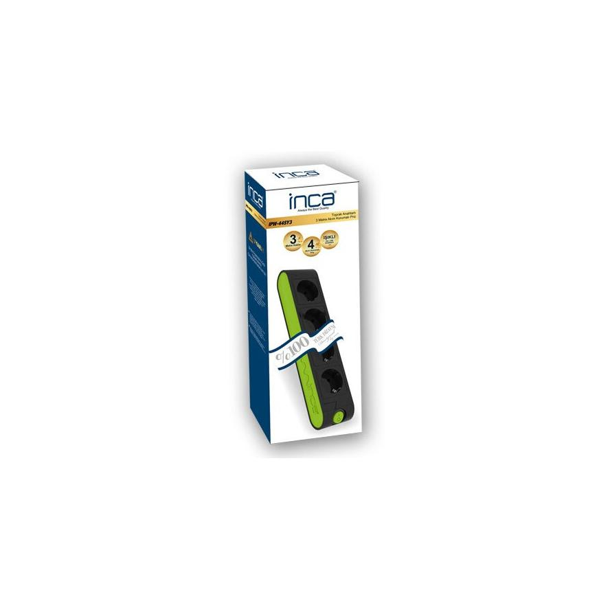 Cian Technology INCA elosztó 5 aljzatos 3m - Fekete (IPW-44SY3)