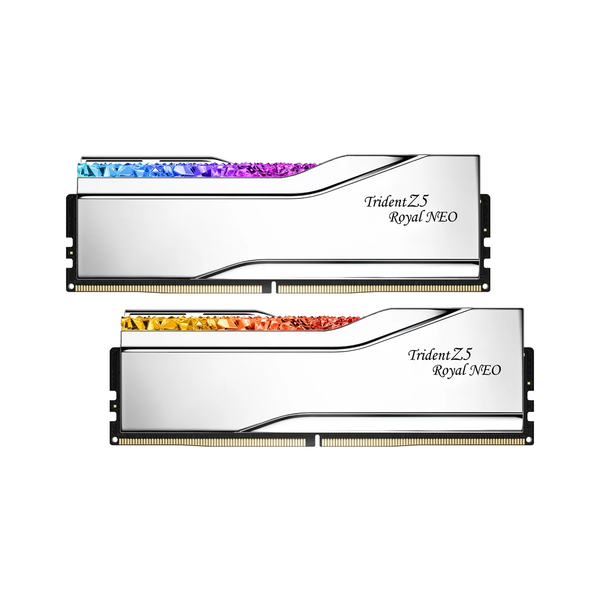 G.Skill 32GB / 6000 DDR5 Trident Z5 Royal Neo Silver CL26 Dual RAM KIT (2x16GB)
